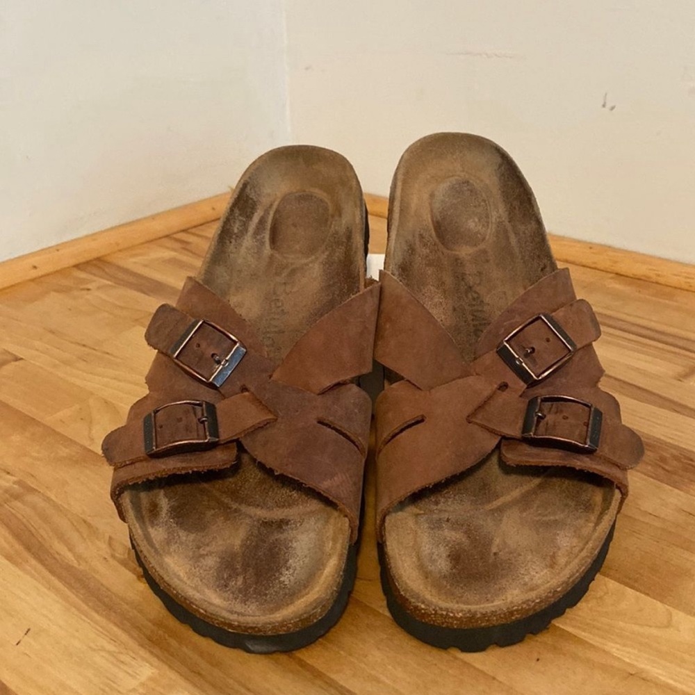 Birkenstock Betula Brown slides